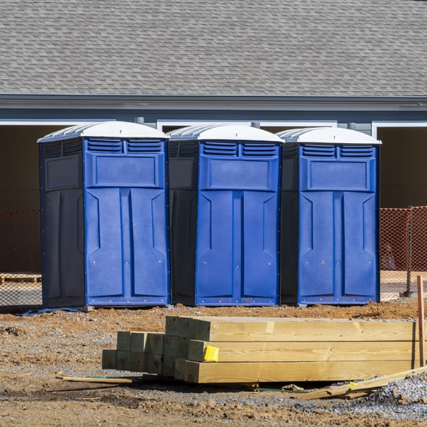 can i customize the exterior of the porta potties with my event logo or branding in Munford